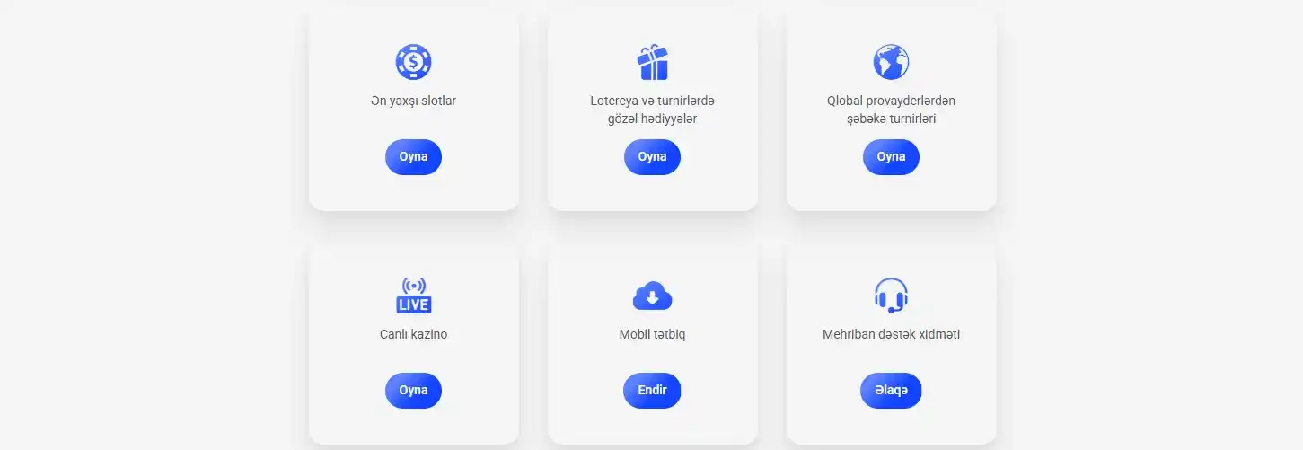 Operatorun saytında bizim haqqımızda bölməsi